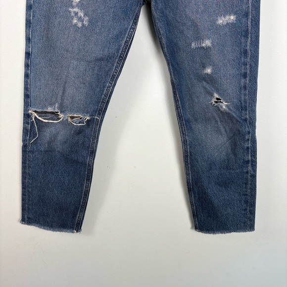 AGOLDE | FEEL GOOD High Rise Button Fly Medium Wash 100% Cotton Jeans - Picture 5 of 11